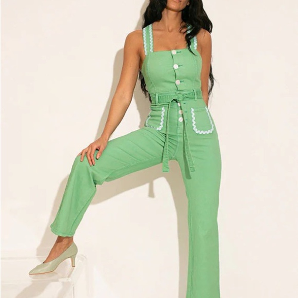 Rachel Antonoff Moss Clem Jumpsuit NWT